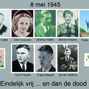 Herdenking slachtoffers bevrijdingsfeest 8 mei 1945