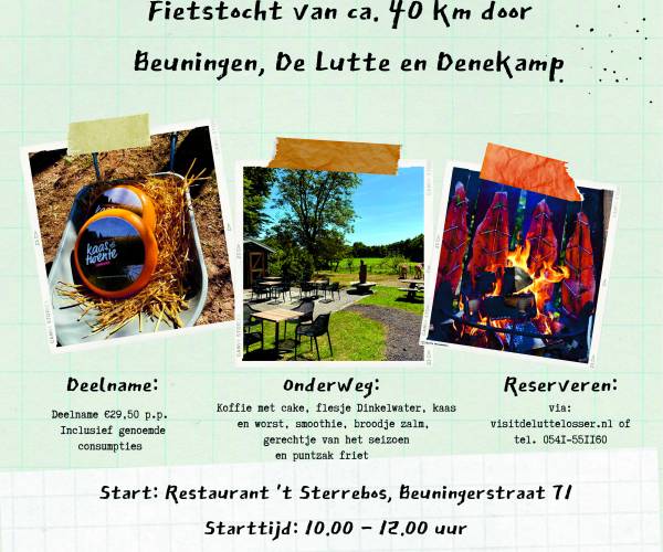Streekproductenroutes op 18 juni en 10 augustus