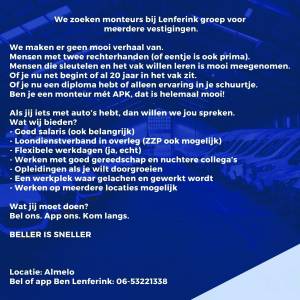Vacature Lenferink auto's