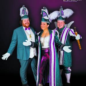 Graaf Jason, Gravin Marijn en Sik Kevin zullen dit jaar de Markloawen voorgaan tijdens het carnavalsfeest in de Boeskoolstad