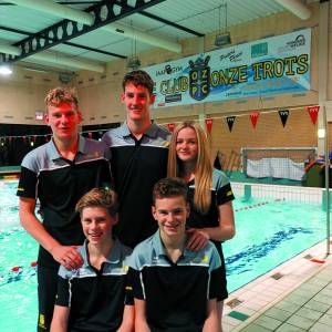 OZ&PC met 5 zwemmers naar Nederlandse Junioren Kampioenschappen